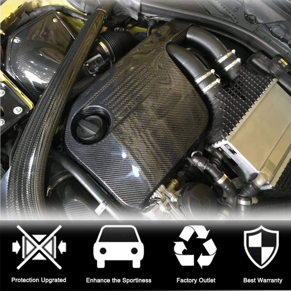 Engine Cover (for F82/F83, Carbon) for BMW 4 Series F32/F33/F36 2012-2020 - image 2