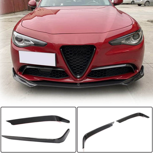 Fog Light Covers (for Base, Carbon) for Alfa Romeo Giulia 2016-2022 - image 2