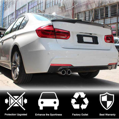 M4-Style V1 Spoiler (for F30/F80, Carbon) for BMW 3 Series F-30/31/34 2012-2019 - image 2