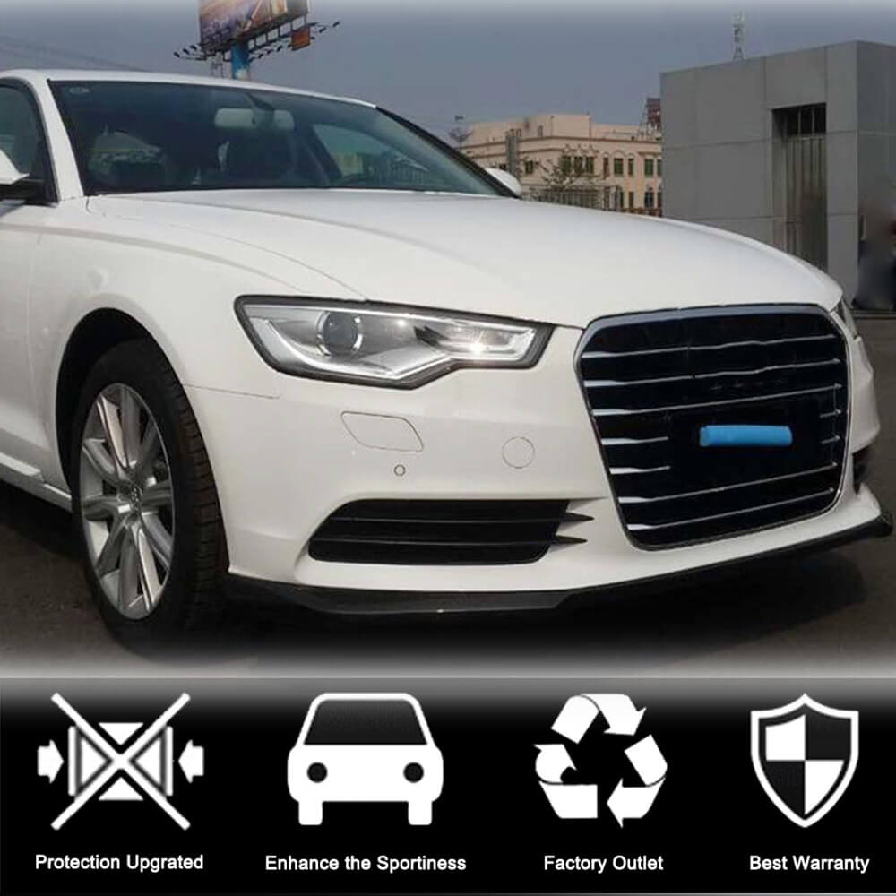 Front Bumper Lip Carbon (for Base 2012-2015) for Audi A6 C7 2011-2017 - image 2