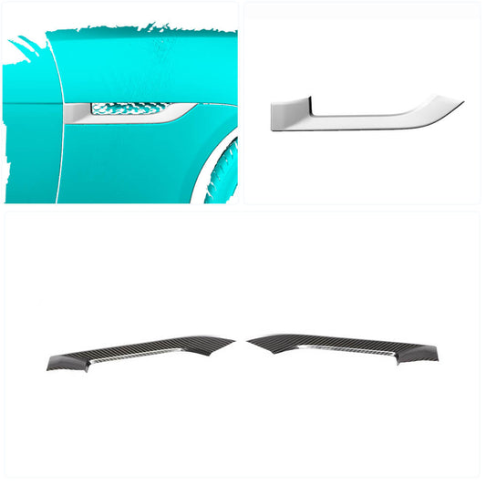 Front fender cover (2013-2016, Carbon) for Jaguar F-Type - image 2