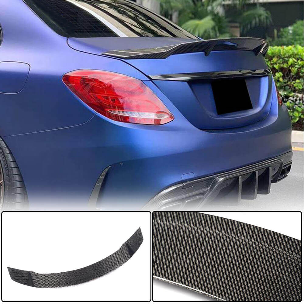 Spoiler V1 (for SD 2015-2019, Carbon) for Mercedes C-сlass W205 2014-2021 - image 2
