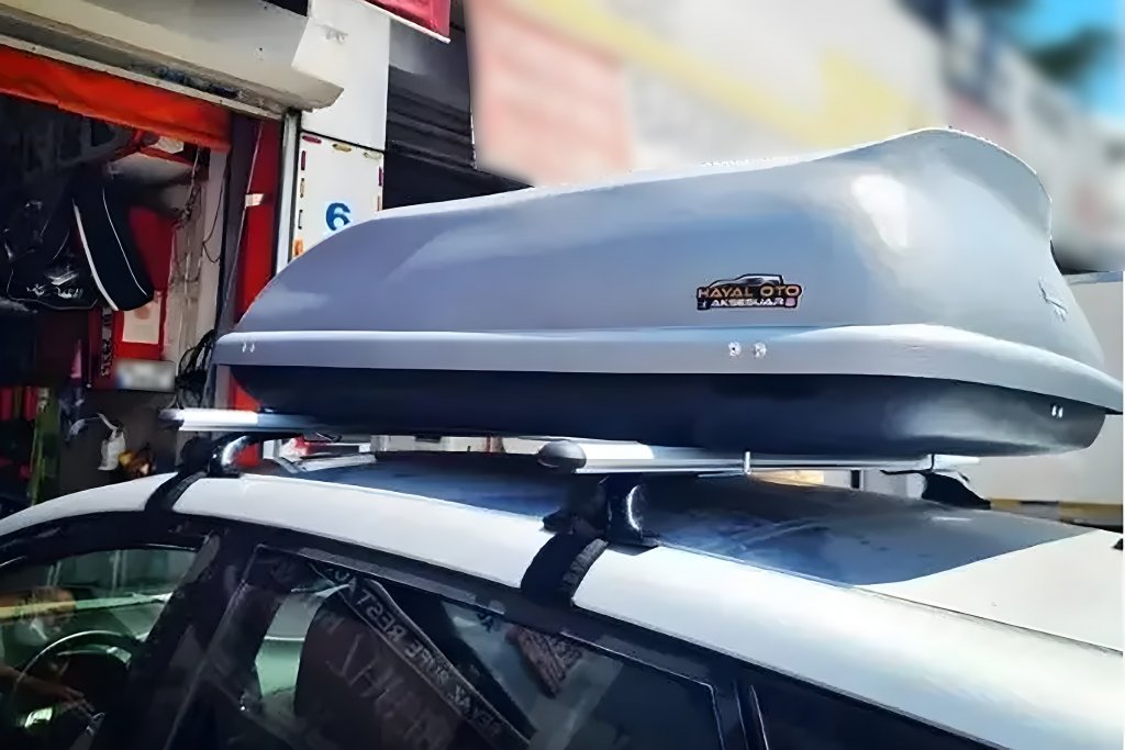 Roof rack for smooth roof Oluksuz V4 (chrome, pair) for Daewoo Lanos 1998-2017 - image 2