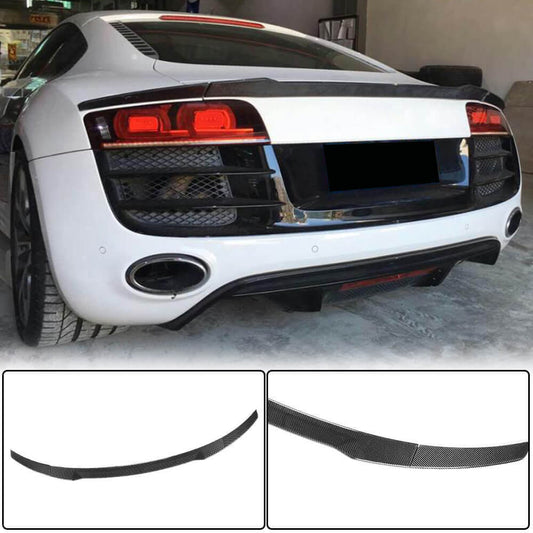 Rear Trunk Spoiler Carbon Fiber for Audi R8 2006-2015 - image 2