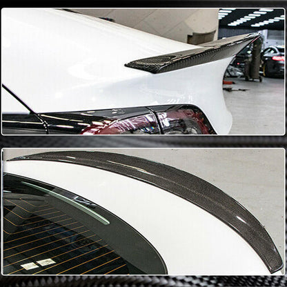 Rear Spoiler V10 (2017-2023, Carbon) for Tesla Model 3 2017- - image 2