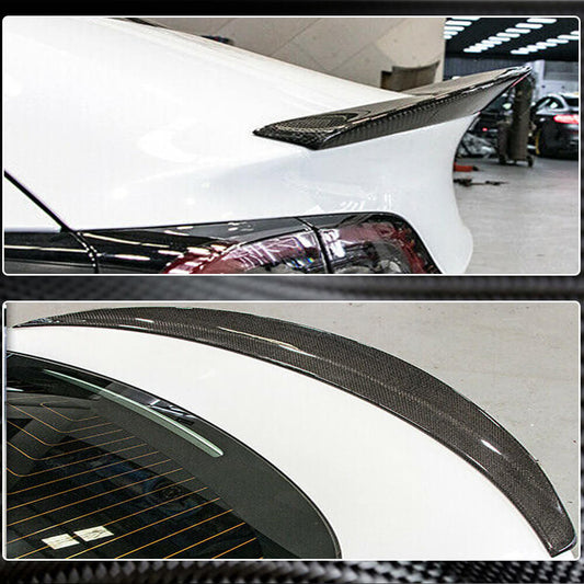 Rear Spoiler V10 (2017-2023, Carbon) for Tesla Model 3 2017- - image 2