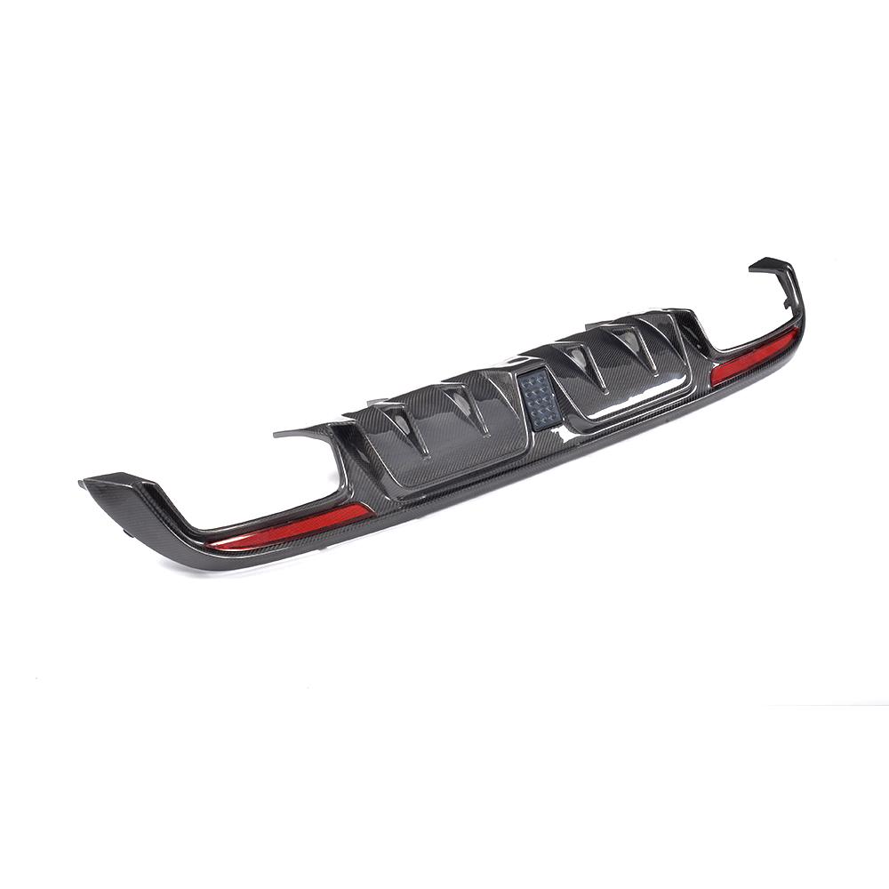 Rear Bumper Diffuser V2 for SD C43/C63 AMG 2015-2019 Carbon for Mercedes C-сlass W205 2014-2021 - image 2