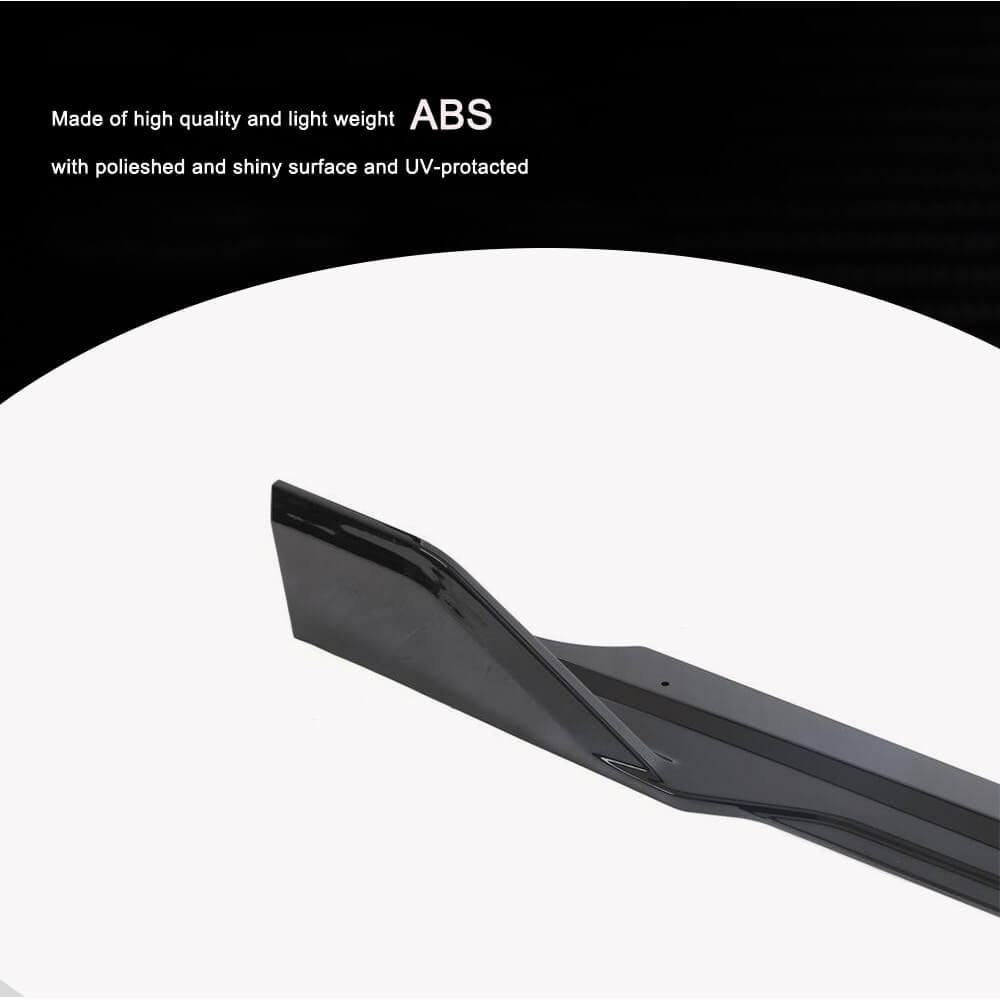 Side Skirt Extensions V3 (Gloss Black) for BMW X5 G05 2019- - image 2