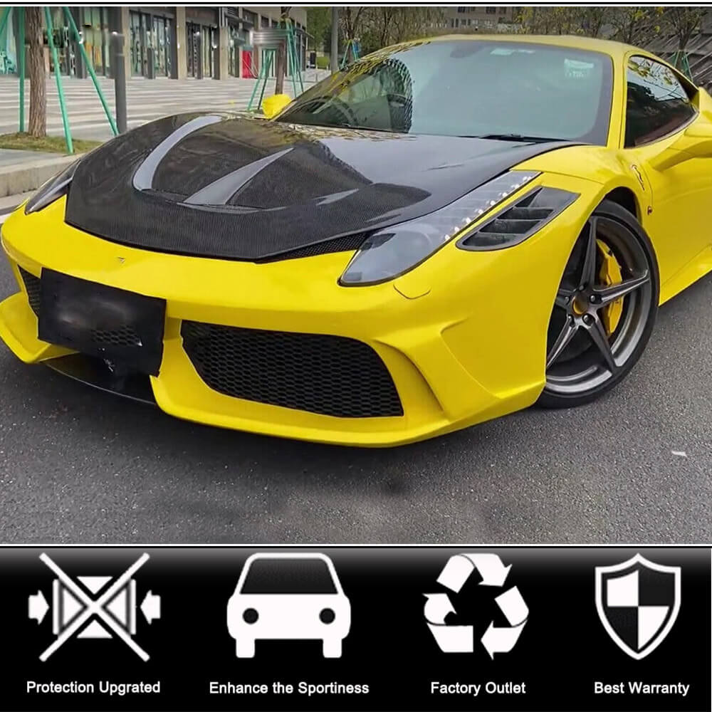 Hood (2011-2013, Carbon) for Ferrari 458 Italia 2009-2015 - image 2