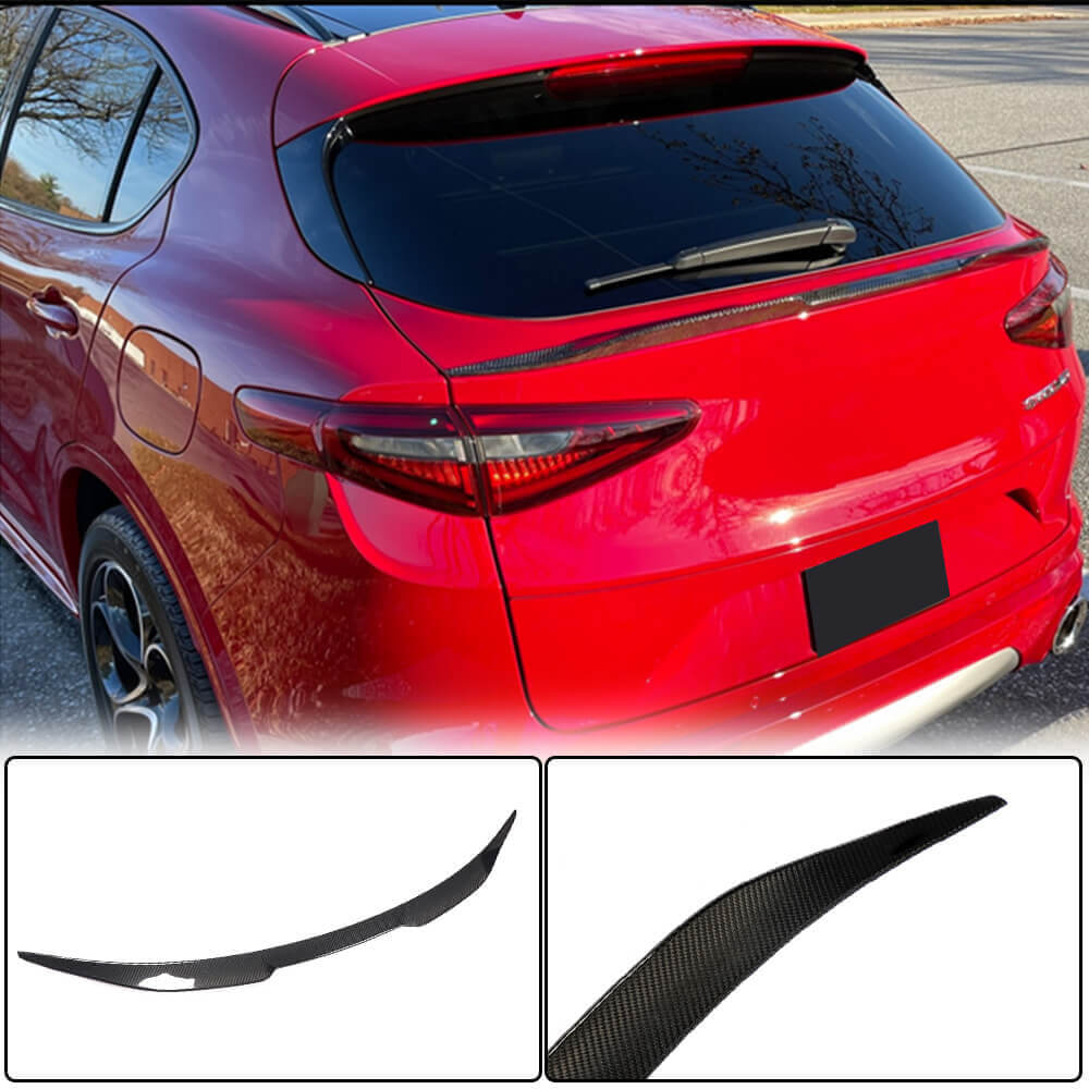 Lower spoiler V2 (2017-2023, Dry carbon) for Alfa Romeo Stelvio - image 14