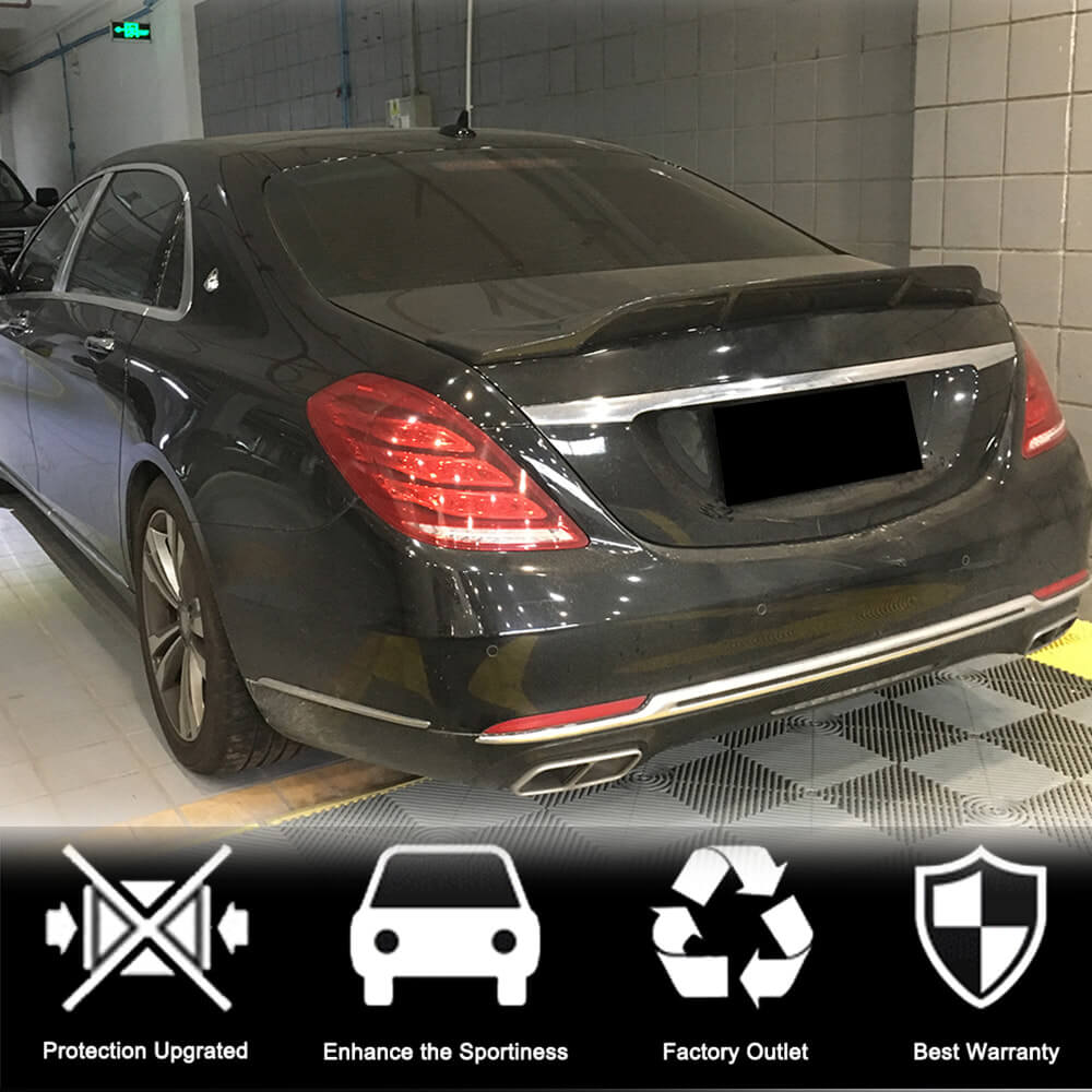 Spoiler V3 (Carbon) for Mercedes S-class W222 - image 2