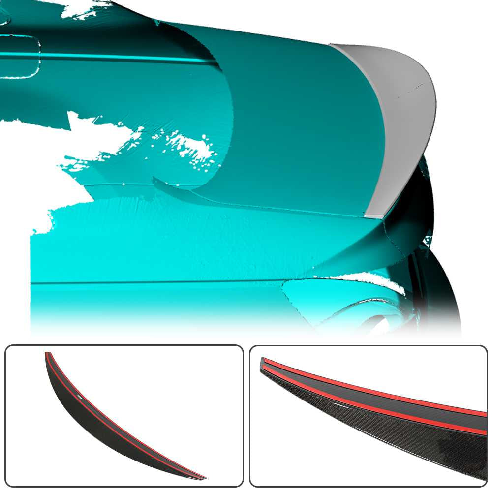 V1 Spoiler (for Sedan, Carbon) for Audi A4 B9 2015-2024 - image 2
