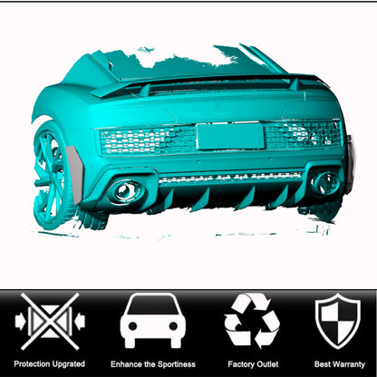 Rear Bumper Splitters (for Spyder 2020+, Carbon) for Audi R8 2015- - image 2