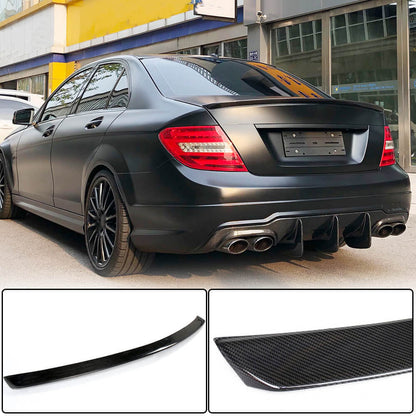 Spoiler SD V1 (Carbon) for Mercedes C-class W204 2007-2015 - image 2