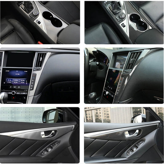 Carbon inserts in the interior (for Q50) for Infiniti Q50/Q60 2013-2024 - image 2