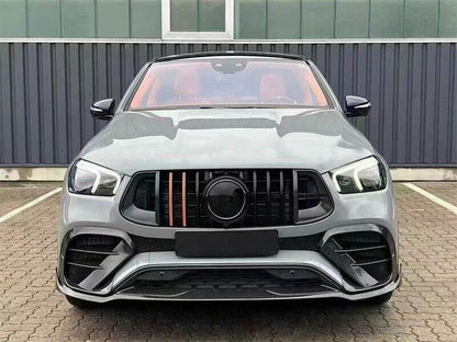 Covers on the front bumper (GLE63 AMG, Carbon) for Mercedes GLE coupe C292 2015-2019 - image 2