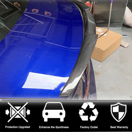 Spoiler V6 (for coupe, Carbon) for Audi A5 2016-2025 - image 2