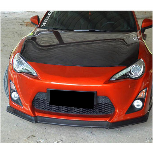 Cover on the front bumper Lip V1 (Carbon) for Toyota GT86 - image 2