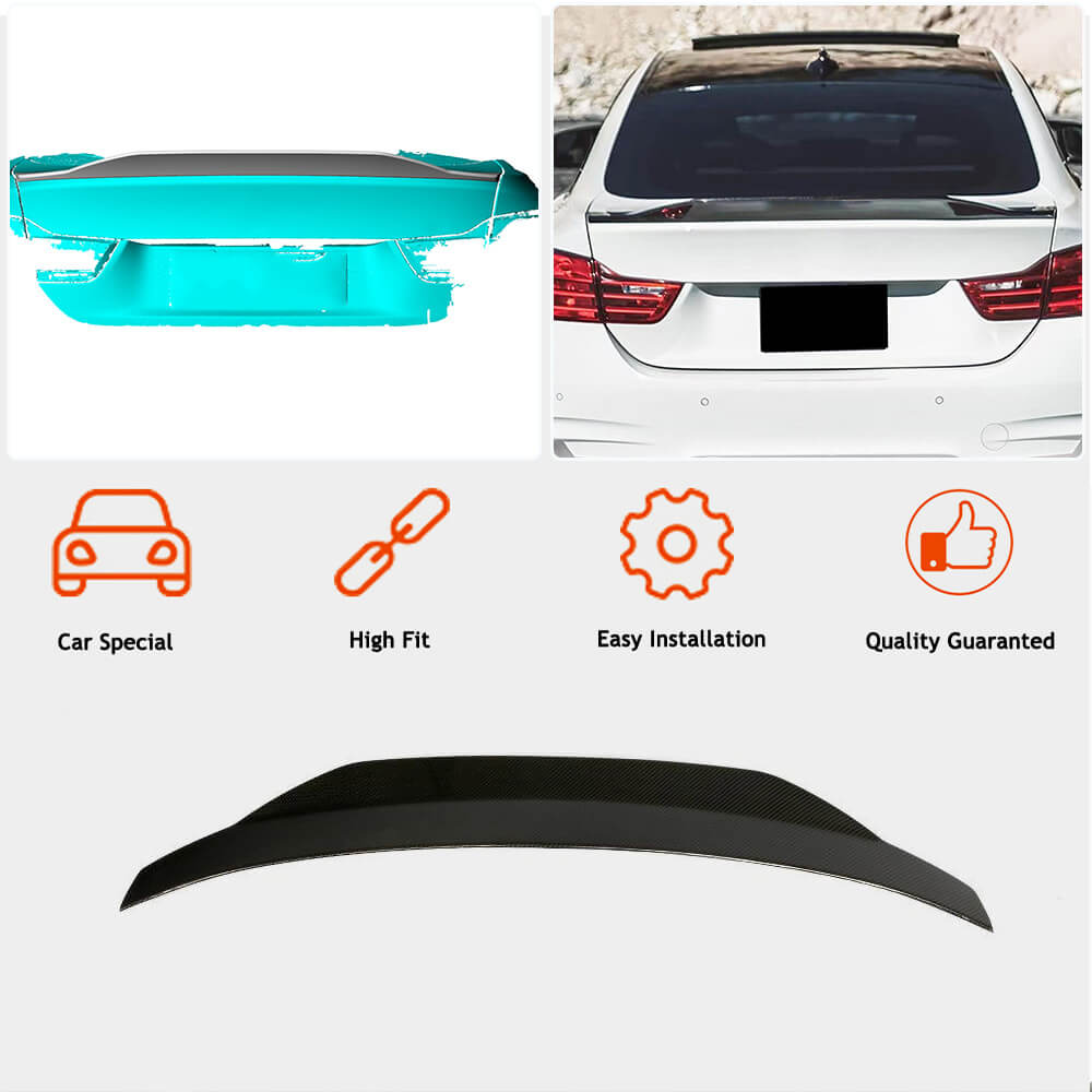 Trunk Lid Spoiler Carbon V2 (for F36) for BMW 4 Series F-32 2012-2020 - image 2