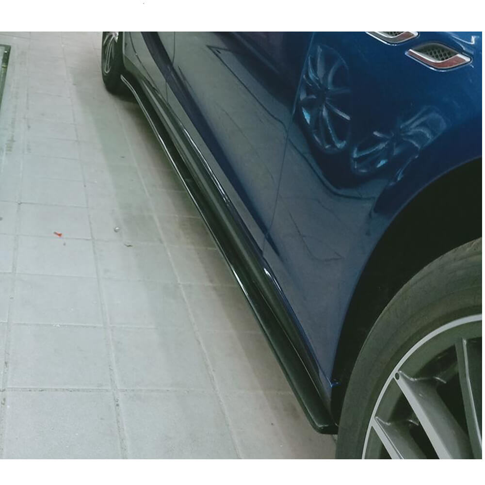 Side Skirts V1 (for Base/S/S Q4, Carbon) for Maserati Ghibli 2013-2023 - image 2