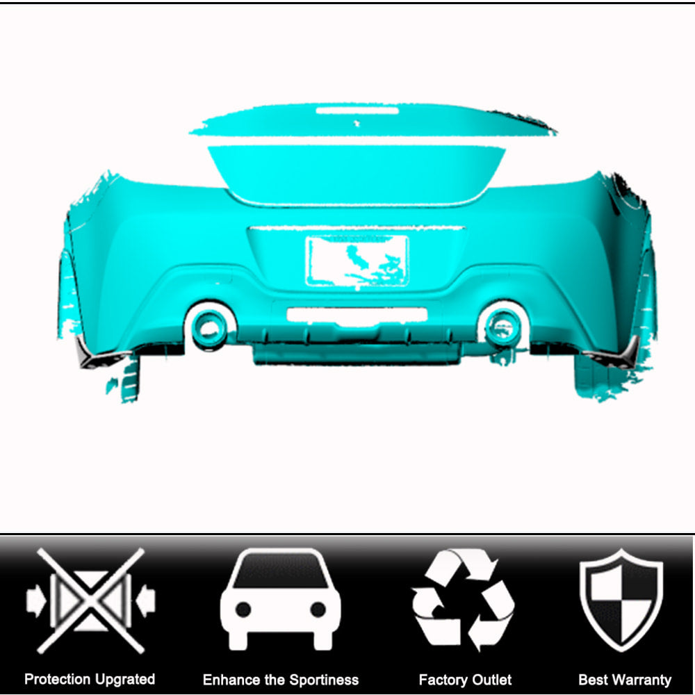 Covers on the rear bumper V1 (Carbon) for Subaru BRZ 2021- - image 2