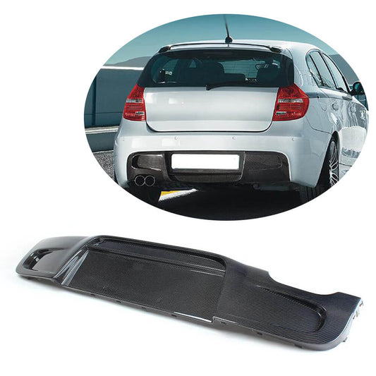 Rear Bumper Diffuser V2 for E87 M-Sport, Carbon for BMW 1 Series E81/E82/E87/E88 2004-2011 - image 2