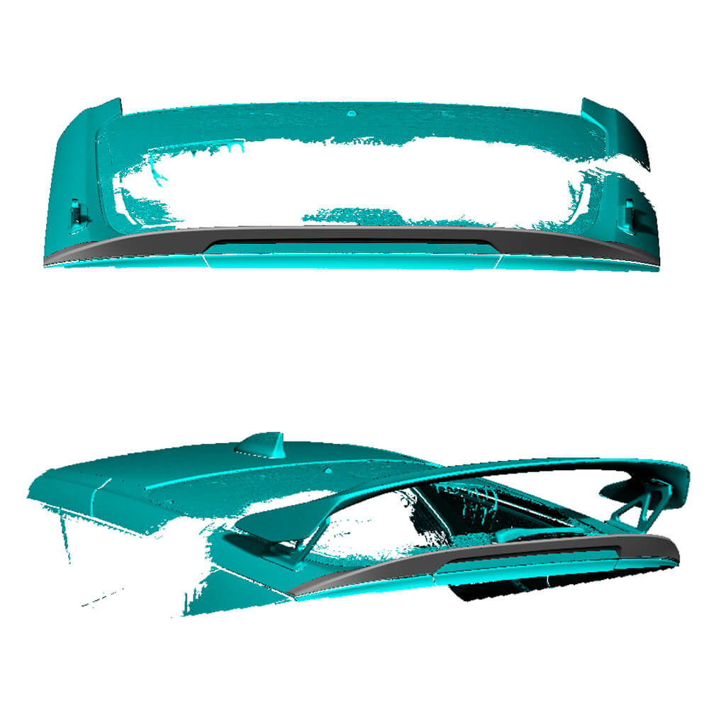 Spoiler (Carbon) for Honda Civic HB 2021↗ year - image 2