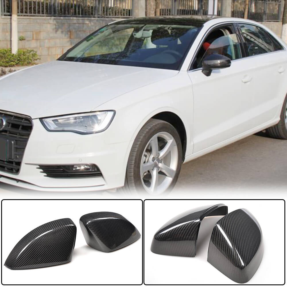 Mirror Covers (Carbon) for Audi A3 2012-2020 - image 2