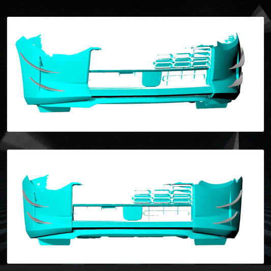 Covers on the front bumper (Carbon) for Nissan 400Z - image 2