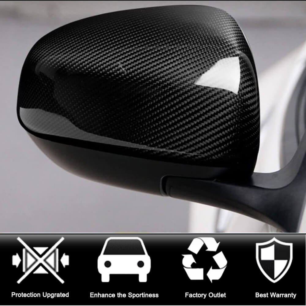 Mirror covers (Carbon) for Nissan 370Z - image 2