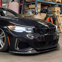 Front Bumper Lip V5 (for M-Sport 2018-2022, Carbon) for BMW 3 Series G20/G21 2018- - image 2