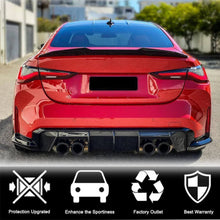 Rear Trunk Spoiler Carbon Fiber V1 (Coupe) for BMW 4 series G22/23/26 2020- - image 2