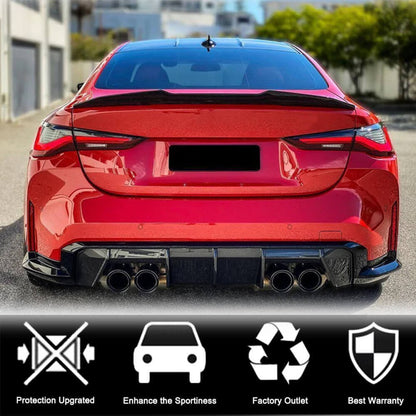 Rear Trunk Spoiler Carbon Fiber V1 (Coupe) for BMW 4 series G22/23/26 2020- - image 2