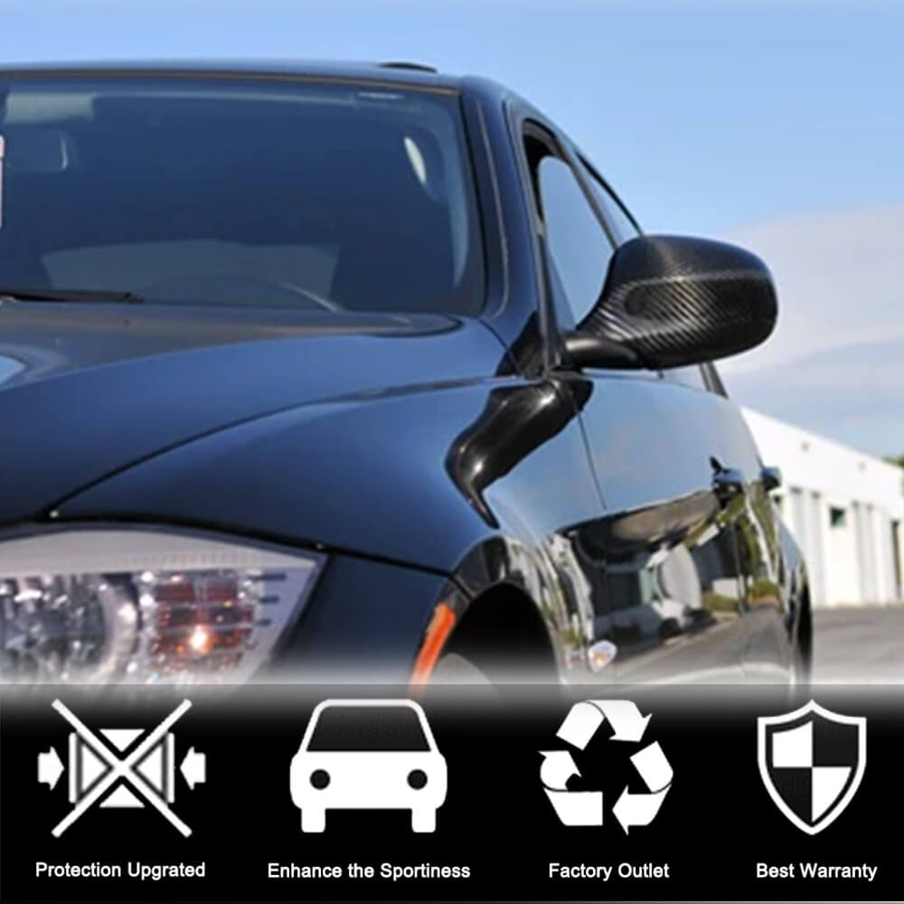 Mirror Covers (for E90/E91 2008-2011, Carbon) for BMW 3 Series E90/E91 2005-2011 - image 2