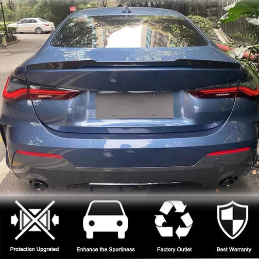 Rear Trunk Spoiler Carbon Fiber V9 (Coupe) for BMW 4 series G22/23/26 2020- - image 2