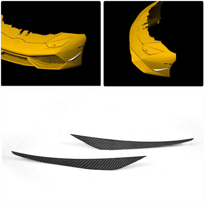 Front Bumper Lip Flap V2 (Carbon) for Lamborghini Huracan 2014- - image 2