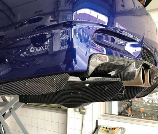 Rear Diffuser V6 (for M3, Carbon) for BMW 3 Series E92/E93 2006–2013 - image 2