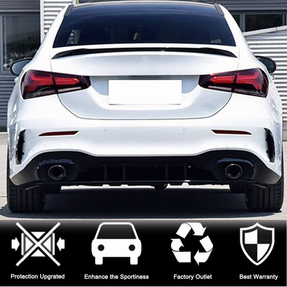 Spoiler V6 (for SD, Carbon) for Mercedes A-сlass W177 2018- - image 2