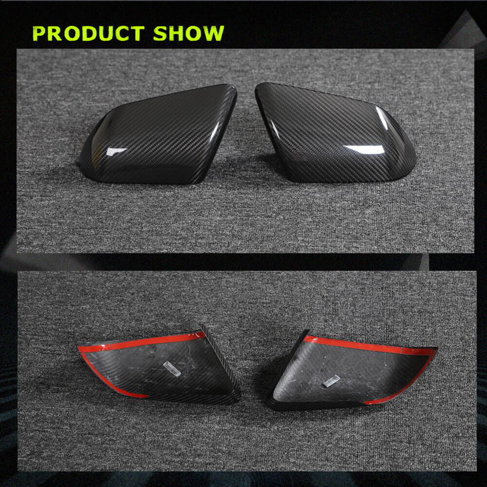 Mirror Covers (Carbon) for Ford Mustang 2024- - image 2