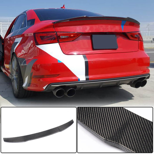 Spoiler V9 (for SD, Carbon) for Audi A3 2012-2020 - image 2