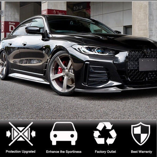 Side Skirts Carbon Fiber (for G26 M-Sport) for BMW 4 series G22/23/26 2020- - image 2