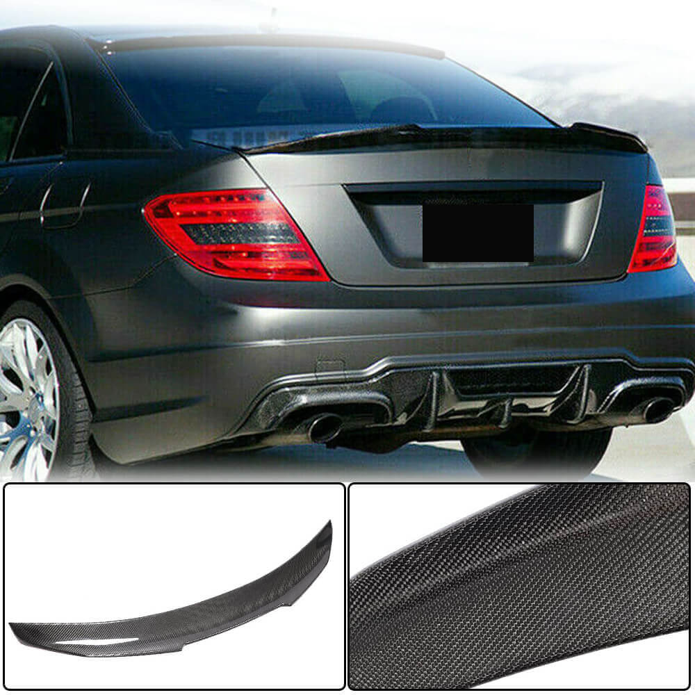 Spoiler SD V5 (Carbon) for Mercedes C-class W204 2007-2015 - image 2