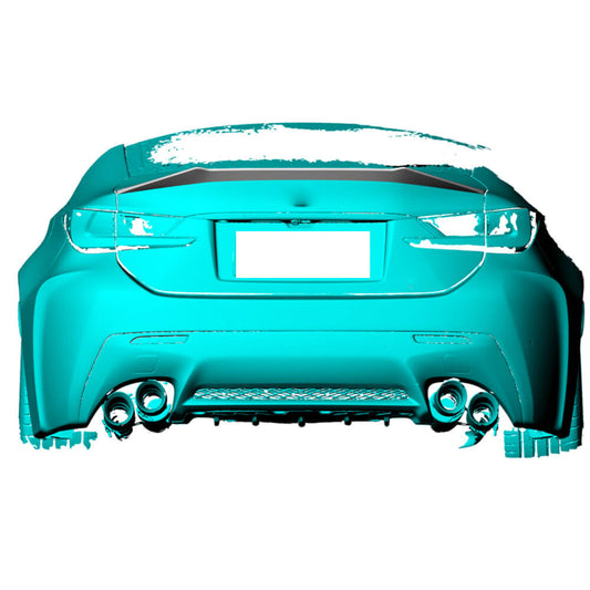 Spoiler (for RC F 2014-2018, Carbon) for Lexus RC 200t 2014- - image 2