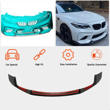 Front Bumper Lip V4 for F87 M2 Competition, Carbon for BMW 2 Series F22/23 2014-2021 - image 2