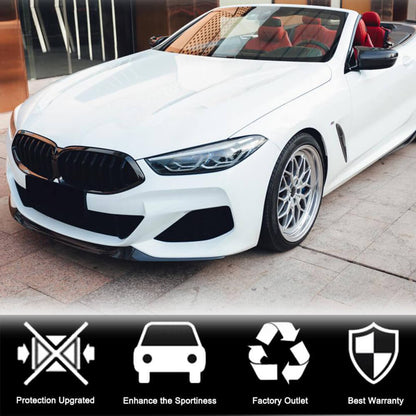 Front Bumper Lip V5 (for M-Sport, Carbon) for BMW 8 Series G14/G15/G16 2018- - image 2