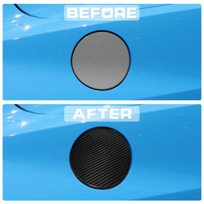 Overlay on the gas tank hatch (Carbon) for Chevrolet Corvette C8 2019- - image 2