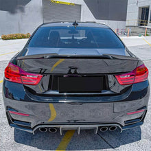 Rear Trunk Spoiler Dry Carbon Fiber V10 (Coupe) for BMW 4 series F-32 2012-2020 - image 2