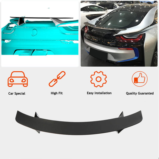 Rear Trunk Spoiler Carbon Fiber V1 for BMW I8 2014-2020 - image 2