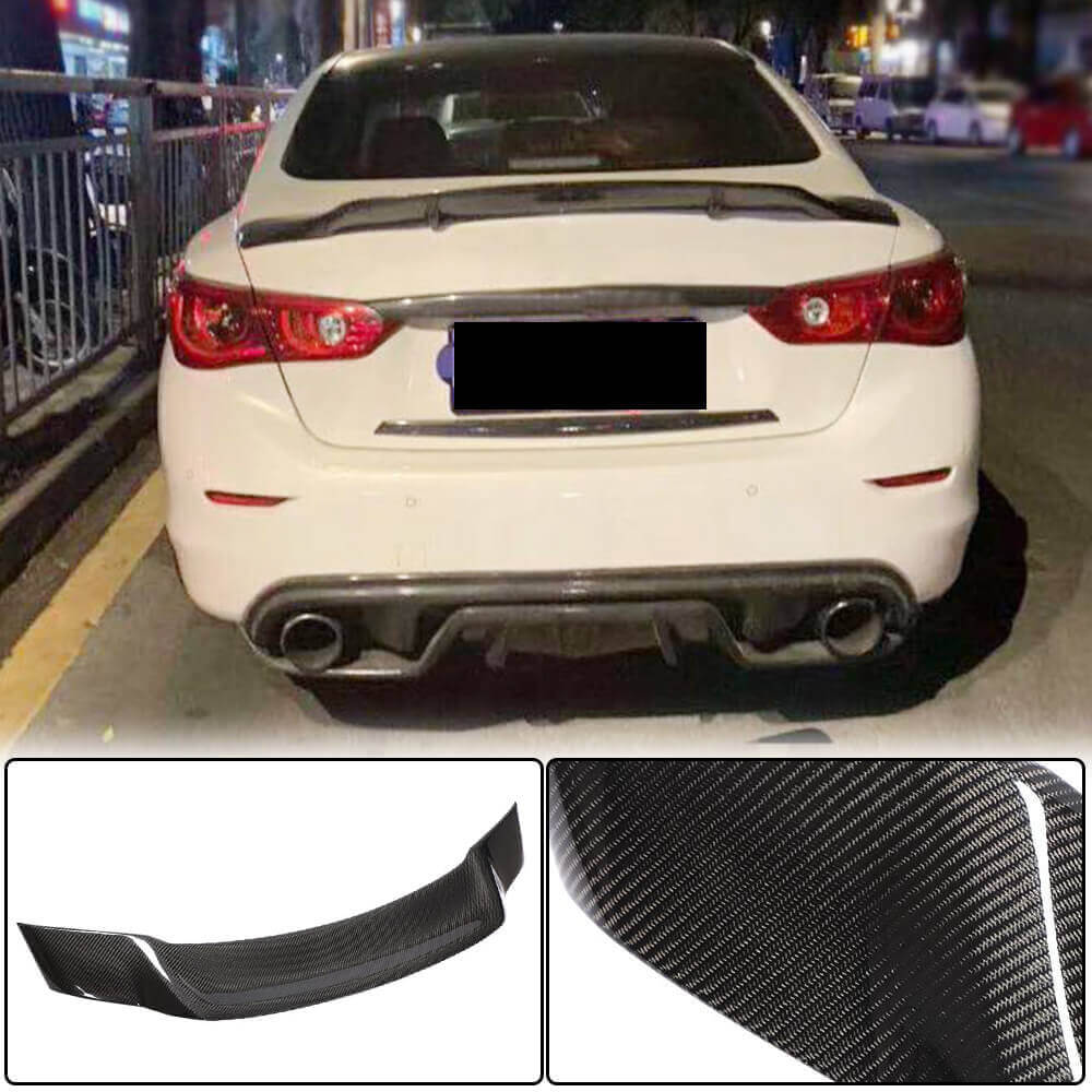 Spoiler V2 (for Q50, Carbon) for Infiniti Q50/Q60 2013-2024 - image 2
