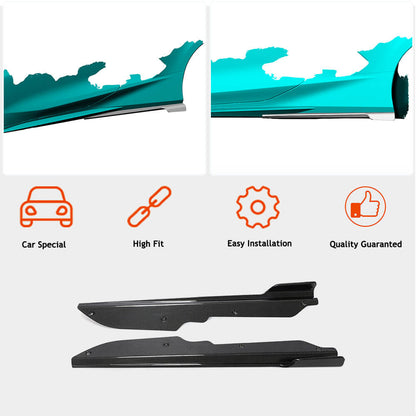 Side sills (Carbon) for Chevrolet Corvette C8 2019- - image 2